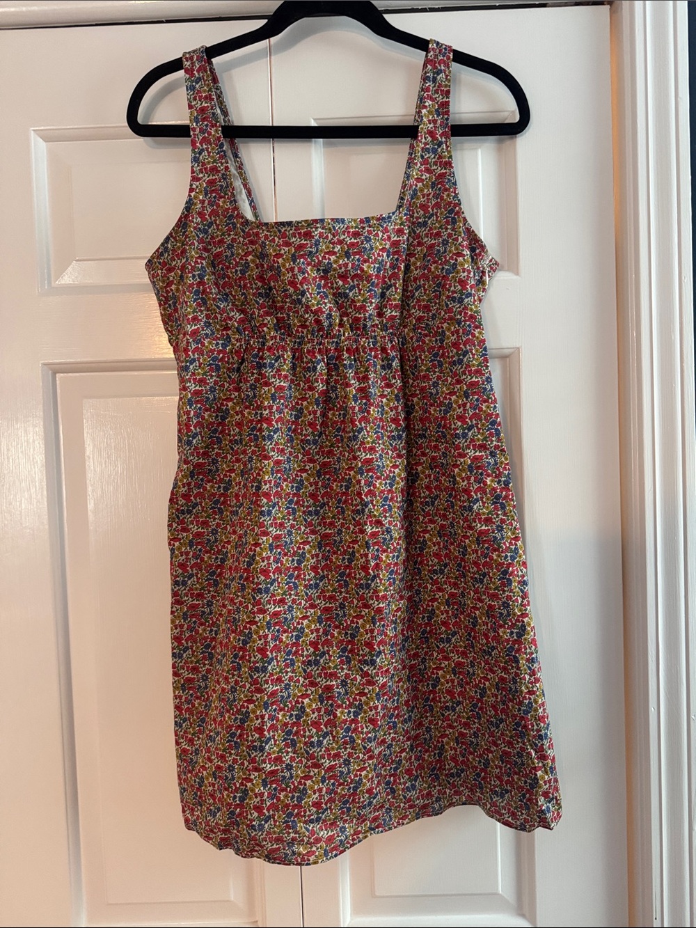 Scoopback mini dress in Liberty® floral fabric